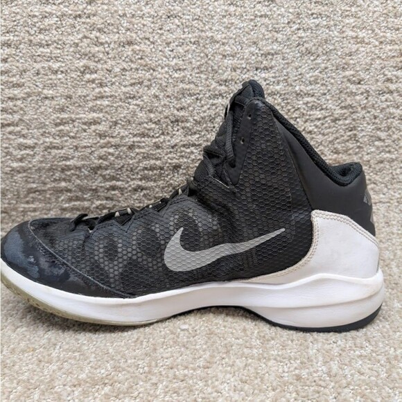 Nike Zoom Shoe Without A Doubt 749342-002 Mens Size 11 Black Mid Top Basketball - Picture 1 of 14